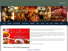 Tablet Screenshot of eastpearlrestaurant.com
